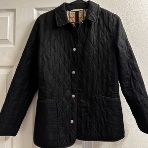 Burberry jacket. Black. Size small